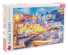 Купить Пазл Остров Прочида ночью (Procida Island by night), Италия, 1000 деталей. 68,3х48 см. — Фото №1