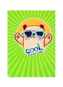 Купить Книга для записей А5 100л "Super Cool 4" 7БЦ, глянц.ламинация, дизайнерск.блок — Фото №1