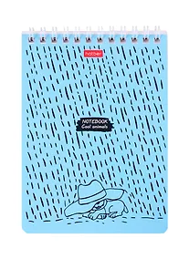 Купить Блокнот А6 40л кл. "Cool Animals" карт.обл., гребень, ассорти — Фото №1