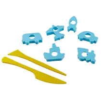 Купить Набор формочек для лепки, Транспорт, 8 элементов — Фото №1