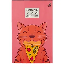 Купить Скетчбук А5 40л "Awww!" белый офсет, 100г/м2, склейка — Фото №1