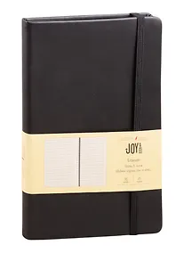 Купить Книга для записей А5 96л лин. "JOY BOOK. Черный агат" иск.кожа, тонир.офсет, скругл.углы, ляссе — Фото №1