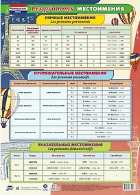 Купить Учебный плакат. Французский язык. Местоимения. (Формат А2) — Фото №1