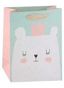 Купить Пакет А4 32*26*12 "Милые зверята" дет., бум.мат — Фото №1