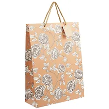 Купить Подарочный пакет «Craft flowers», А3 — Фото №1