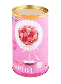 Купить Набор для творчества ТМ Волшебная Мастерская Топиарий Розовое чудо — Фото №1