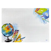 Купить Клеенка для уроков труда "ГЛОБУС" 500*700мм, ПВХ 130мкм, подвес — Фото №1