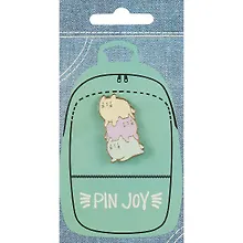 Купить Значок Три цветных котика (металл) (12-08599-021) — Фото №1