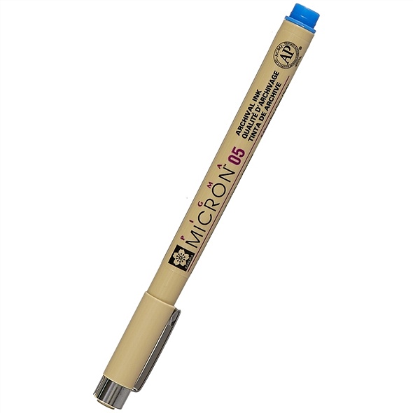 Ручка капиллярная Pigma Micron 0.45мм Синий, Sakura - фото 1