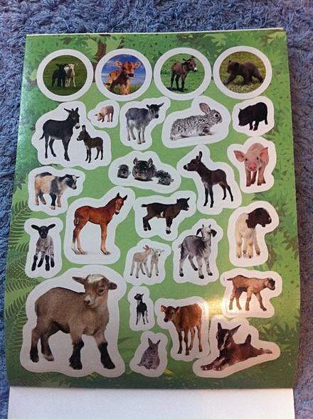 100 наклеек. Зверята - фото 5