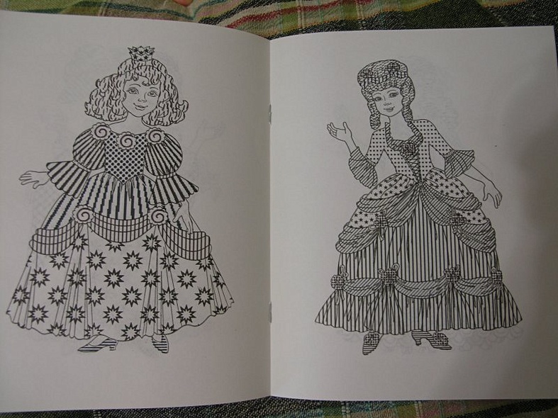 Водная раскраска Нарядные куколки - фото 4