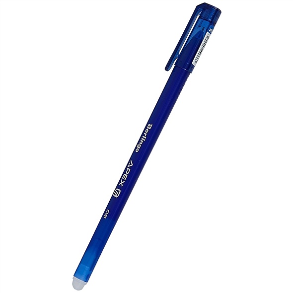Ручка гелевая сo стирающимися чернилами синяя "Apex E" 0.5мм, Berlingo - фото 1