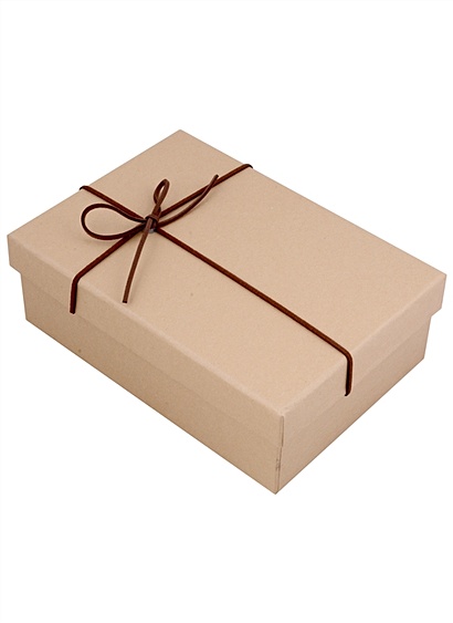 Коробка подарочная "Крафт" 14,5*20,5*7 картон - фото 1