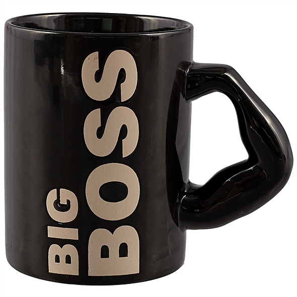 Кружка в подарочной упаковке «Big boss», черная, 500 мл - фото 1