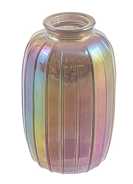 Вазочка для сухоцветов перламутровая (стекло) (12х6) (12-00620-202306-109) - фото 1