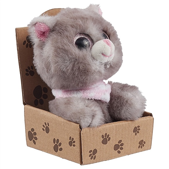 Мягкая игрушка «Кот» в крафт-коробке, 13 см - фото 1
