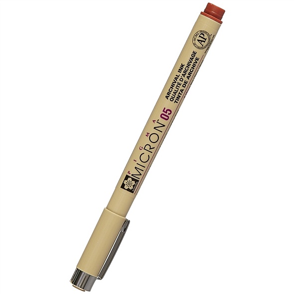 Ручка капиллярная Pigma Micron 0.45мм Коричневый, Sakura - фото 1