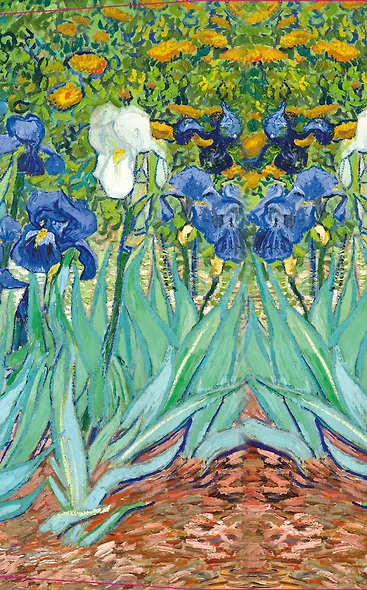 Обложка пластиковая универсальная. Ван Гог. Ирисы (маленький формат) - фото 4