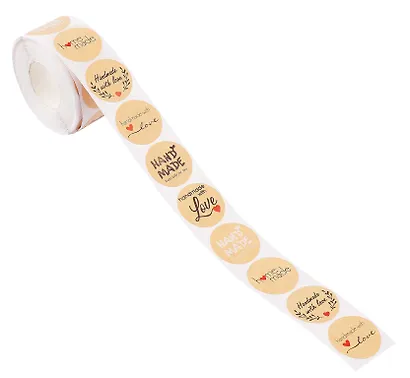 Наклейки стикеры в рулоне "Hand Made" - фото 2