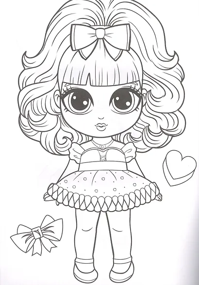 Раскраска для девочек "Модные подружки" - фото 2