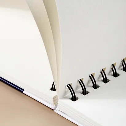 Альбом для графики А4 40л "Finenolo" 160гр/м2, спираль по короткой стороне - фото 3