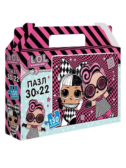 L.O.L. Пазл 130 элементов.Lights Glitter - фото 1