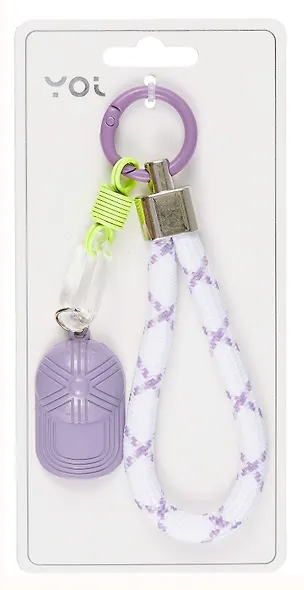 Брелок с карабином и подвесками Узел (пластик) (Yoi) (12-4305-Y6) - фото 6