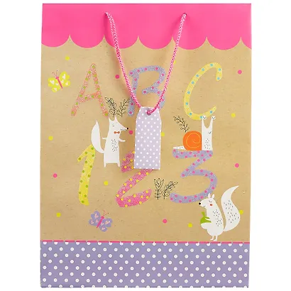 Подарочный пакет «Алфавит», А3 - фото 4