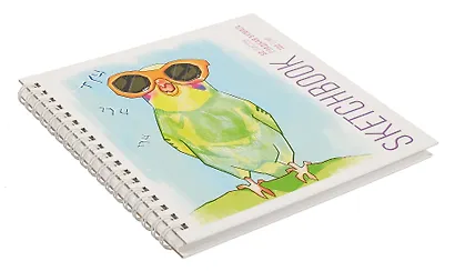 Скетчбук 165*165 50л "Туц-туц" 100г/м2, мат.ламинация, евроспираль, 7БЦ, офсет - фото 3