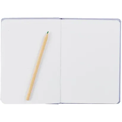 Скетчбук А5 80л "Аниме" 70г/м2, кремовая бумага, тв. переплет, выб. лак, резинка - фото 3