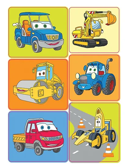 Машинки. Раскраска с наклейками - фото 5