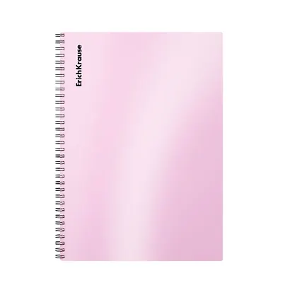 Тетрадь в клетку Erich Krause, Candy, А4, 80 листов, розовый перламутр - фото 2