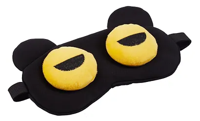 Маска для сна Мордочка с объемными прищуренными глазами (плюш) (пакет), Lafilaf - фото 4