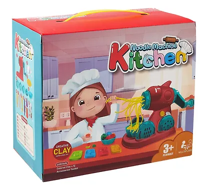 Игровой набор для лепки "Готовим лапшу" (12 цветов пластилина+26 предметов) - фото 1