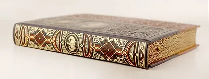 Русская история К.Н. Бестужева-Рюмина. Книга в коллекционном кожаном инкрустированном переплете ручной работы с окрашенным и золочёным обрезом - фото 2