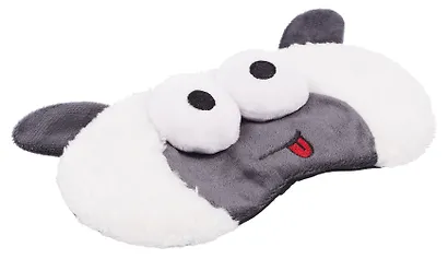 Маска для сна Овечка с объемными глазками дразнится (плюш) (пакет), Lafilaf - фото 4