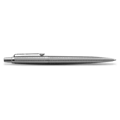 Ручка шариковая "Jotter 70th Stainless Steel CT" синяя, Parker - фото 4