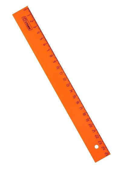 Линейка 25см пластик, флуор., ассорти, Стамм - фото 3