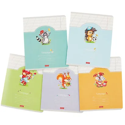 Тетрадь в косую линейку Hatber, "Лохматики", 12 листов, в ассортименте - фото 7