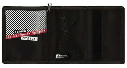 Кошелёк Феникс+, "Панк", на молнии - фото 3