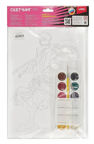 Набор для творчества LORI Скетчинг. Истории юных ниндзя "Команда юных ниндзя" - фото 2