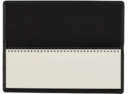 Планинг недат. 56л "Joy Book" черный агат, настольный, иск.кожа 7Б, скругл.углы, съемный тонир.блок, тисн.фольгой, евроспираль, офсет - фото 4
