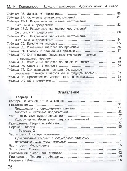 Школа грамотеев. Русский язык. 4 класс. Рабочая тетрадь. В 2-х частях. Часть 2. ФГОС - фото 3