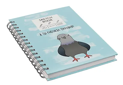 Скетчбук А5 100л "А ты рисовал?" белый офсет, 100г/м2, евроспираль - фото 3