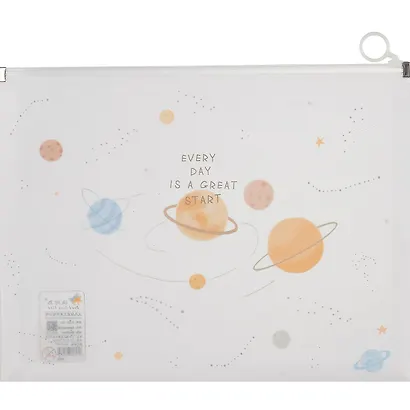 Папка на молнии А4 "Saturn" с расширением, ассорти - фото 5