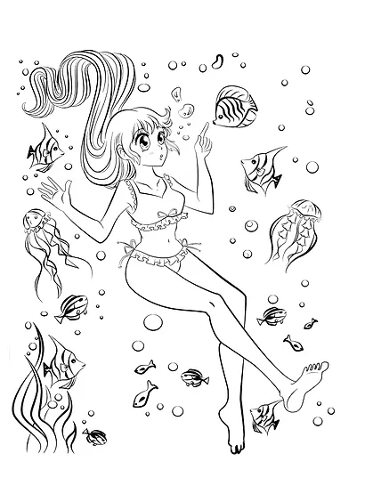 МОЯ БОЛЬШАЯ РАСКРАСКА. АНИМЕ - фото 4