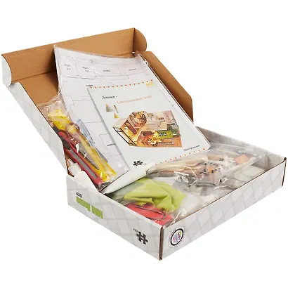 Интерьерный конструктор для творчества Румбокс Hongda MiniHouse Скандинавский Лофт M030 - фото 3