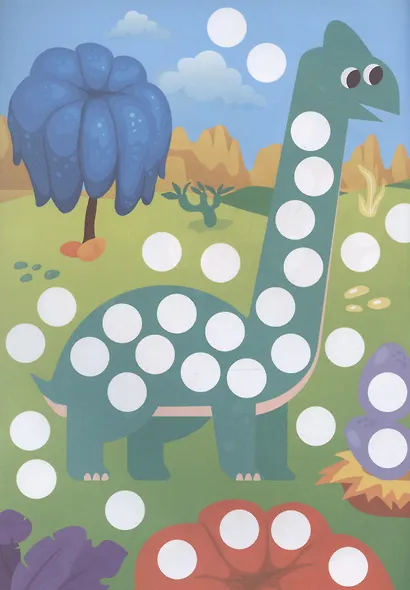 Раскраска для больших маркеров. Любимые животные - фото 3