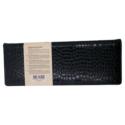 Планинг дат. 2026г. 56л "Business Premium. Lizard" черный, 7Б, тв.переплет, настольный, иск.кожа, обл.поролон, евроспираль, съемный тонир.блок, мет.уголки, инд.уп - фото 4