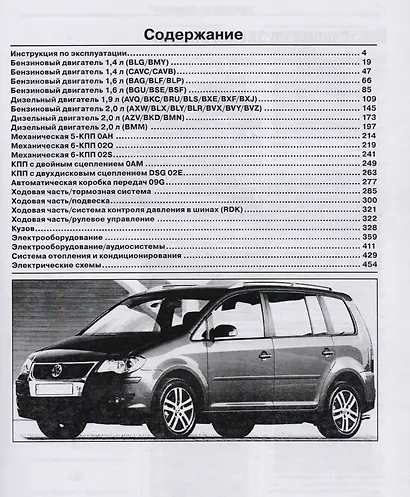 Volkswagen Touran. Руководство по ремонту и эксплуатации. Бензиновые двигатели. Дизельные двигатели. 2003-2010 гг. выпуска - фото 2